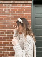 Load image into Gallery viewer, Pastel scrunchy hard headband

