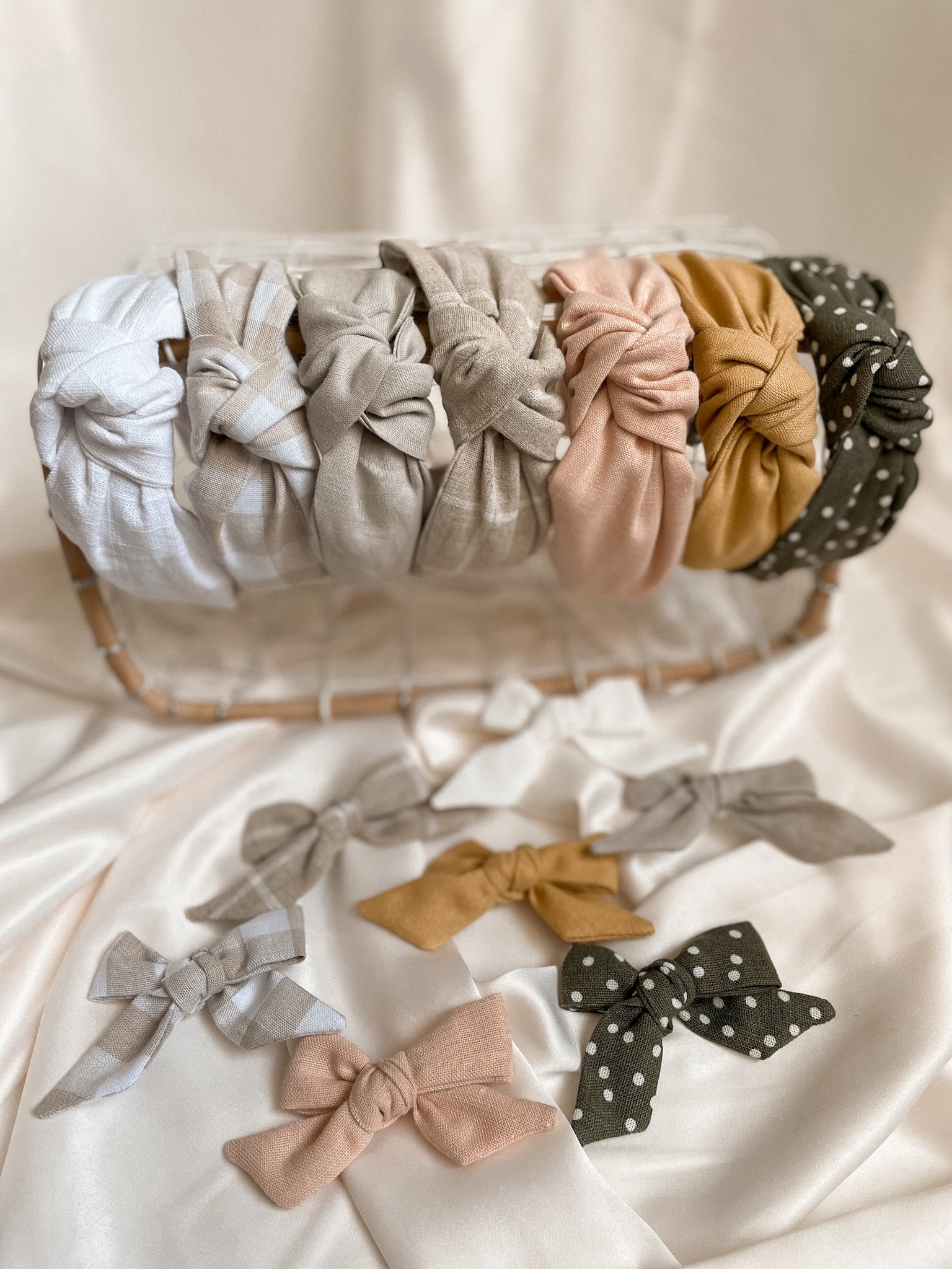 Linen mommy and me set