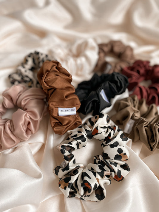 Satin scrunchies