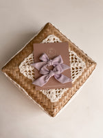 Load image into Gallery viewer, Sparkly pastel purple sailor bow
