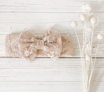 Load image into Gallery viewer, Lace big bow headband
