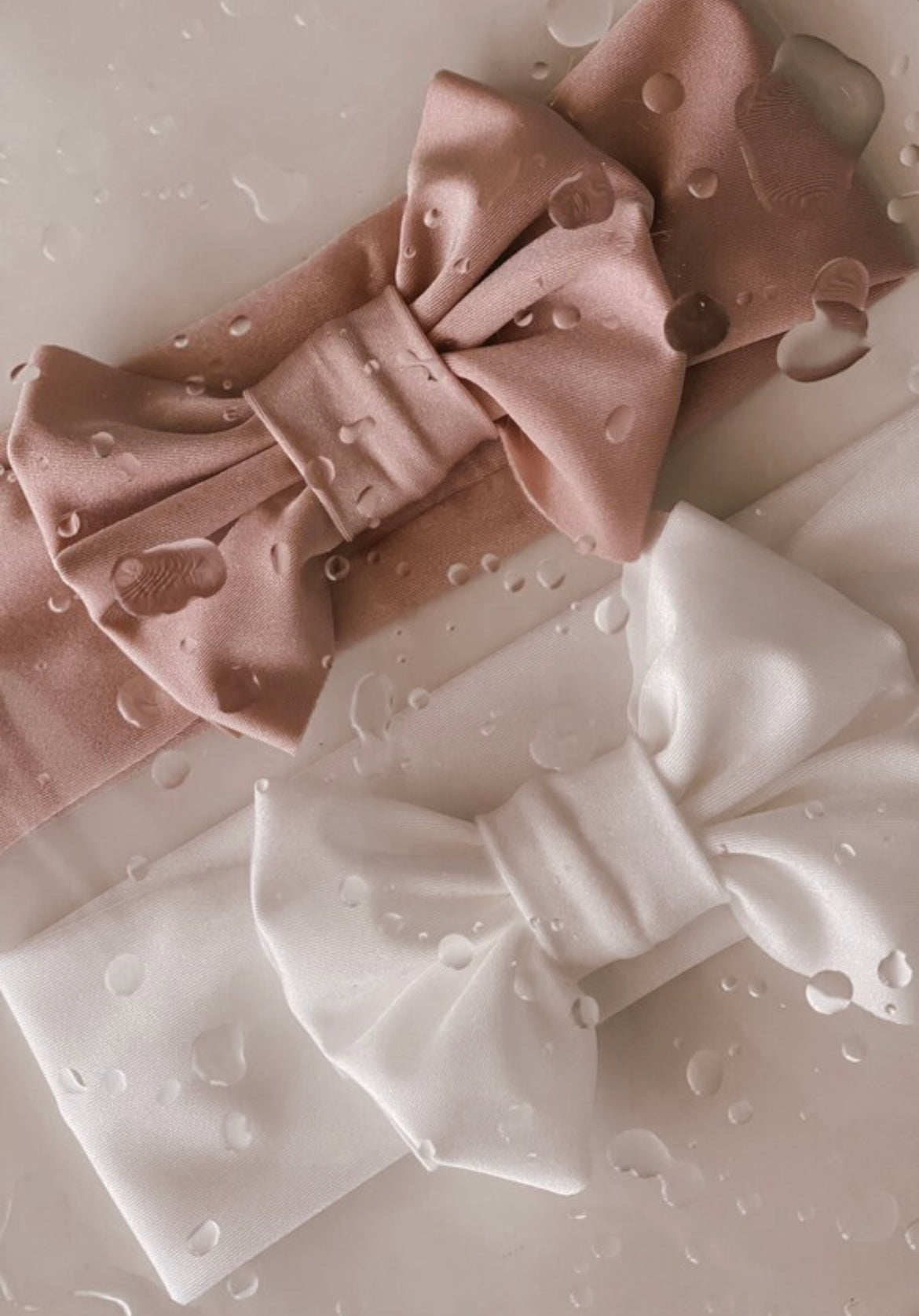 Swim big bow headband
